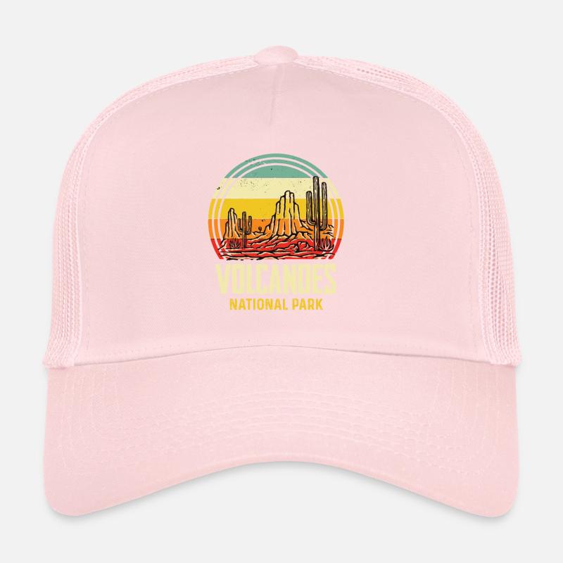 Volcano Island Souvenir Parc national d’Hawaï Casquette trucker 