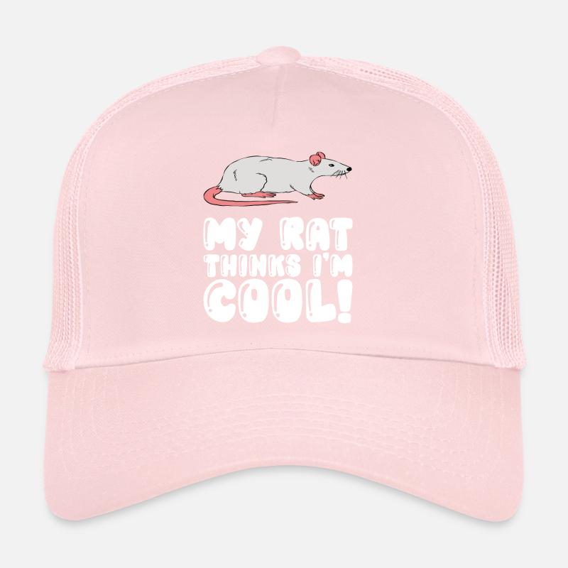 Mon rat pense que je suis cool Casquette trucker 