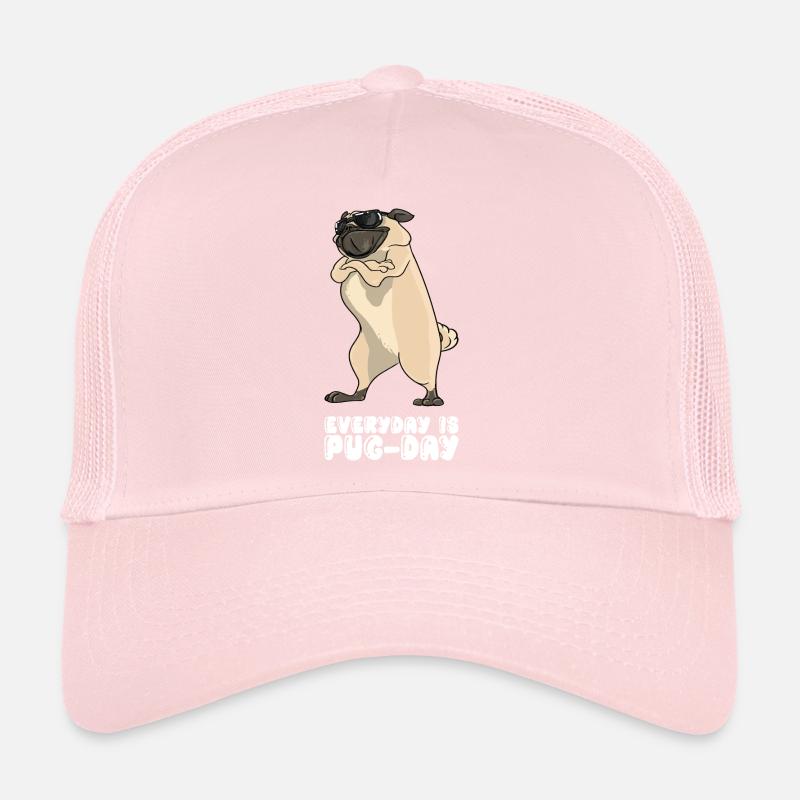 Tous les jours, c’est Pugday Casquette trucker 