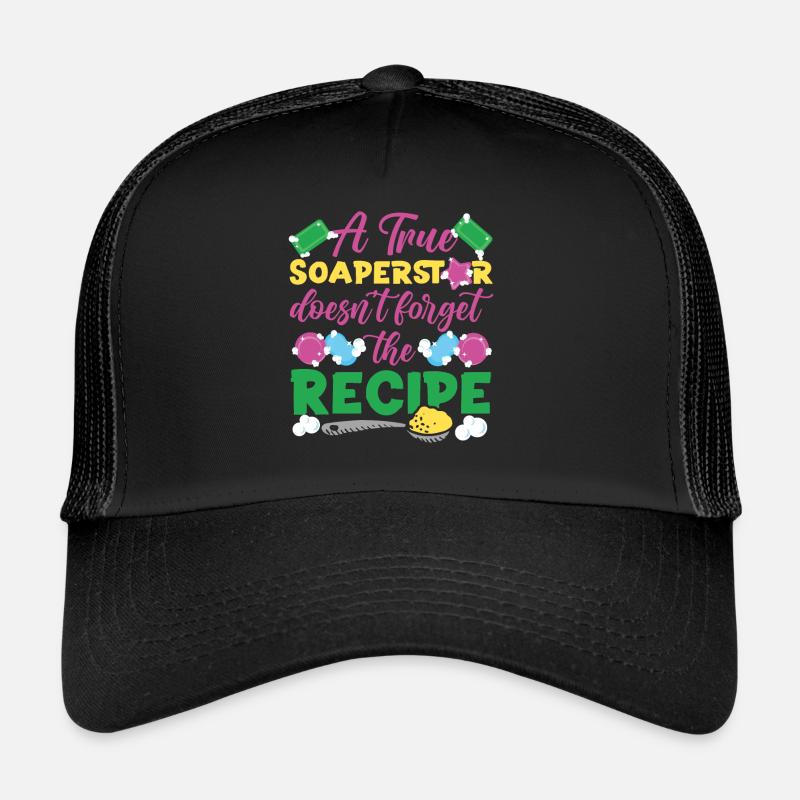 Fabrication de savon Artisanat Jeu de mots un vrai Casquette trucker 