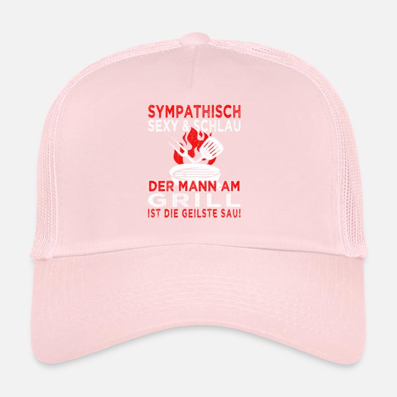Der Mann am Grill - Fleisch - Grillen - Steak Trucker Cap