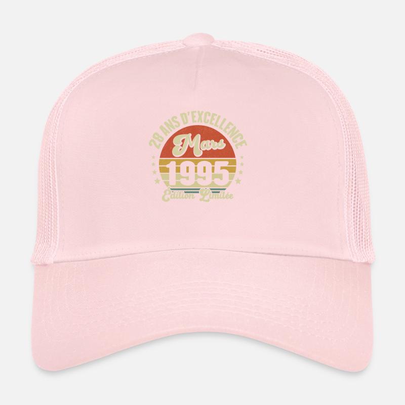 28 Ans D'excellence Mars 1995 Édition Limitée Casquette trucker 