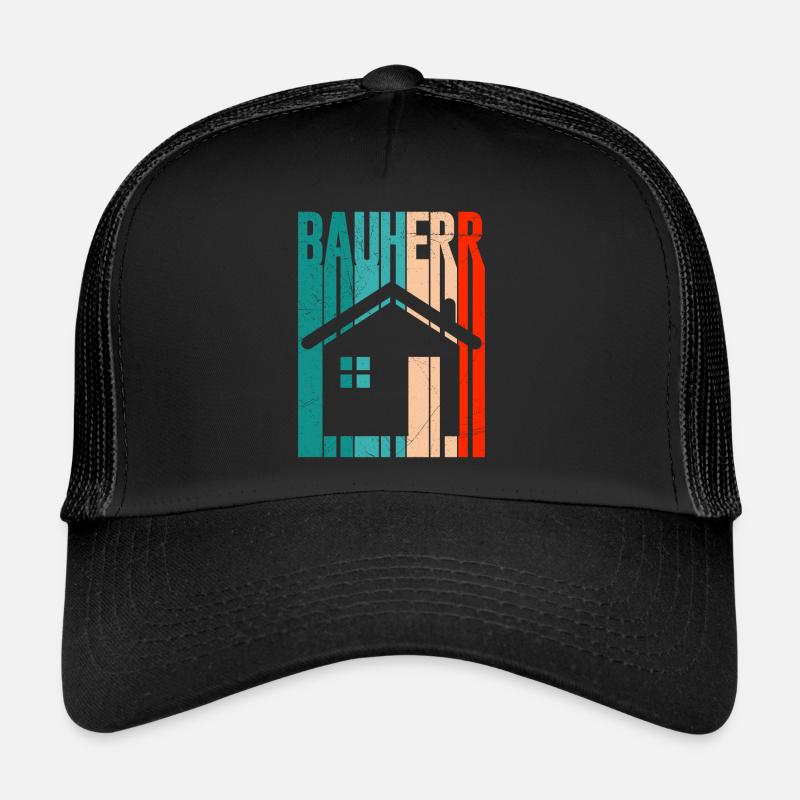 Richtfest Eigenheim Bauherr Trucker Cap