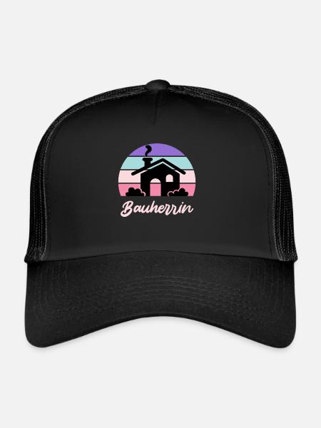 Eigenheim Bauherrin - Trucker Cap - Schwarz/Schwarz