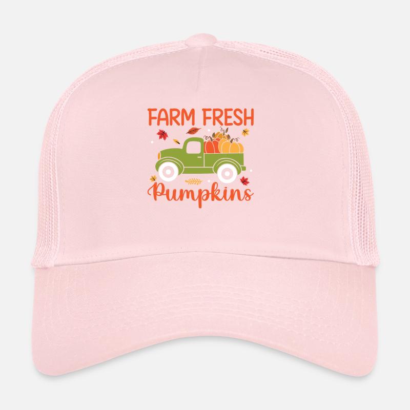 Jour de l’Action de grâce - Farm Fresh Pumpkin Casquette trucker 
