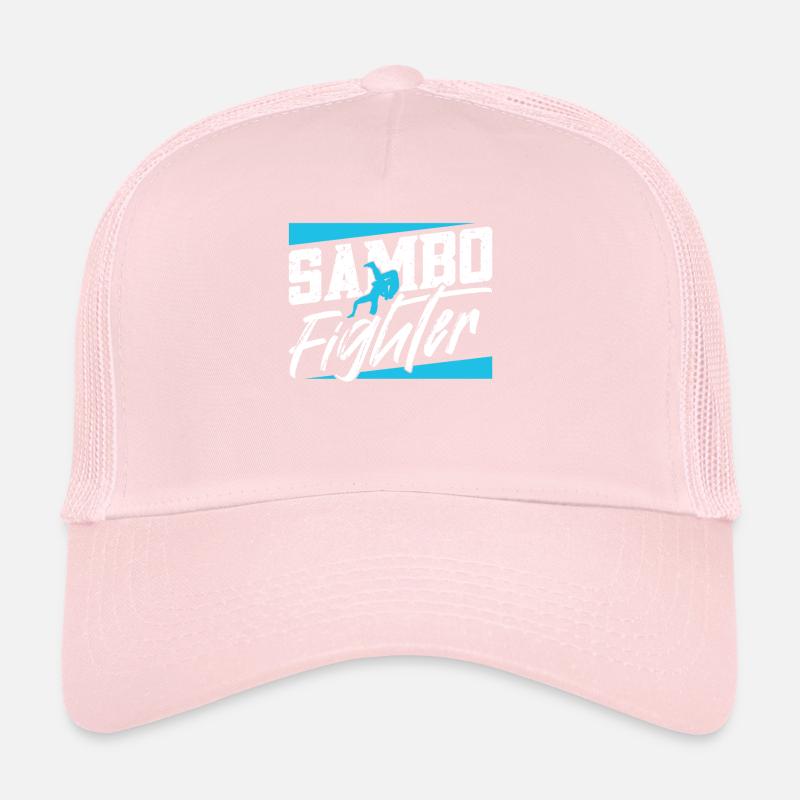 Sambo Fighter Training Martial Arts Martial Arts Trucker Cap