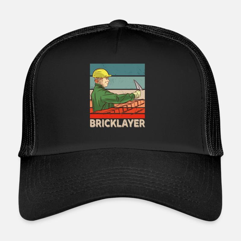 Mason Brick Craftsmen Masonry Trucker Cap