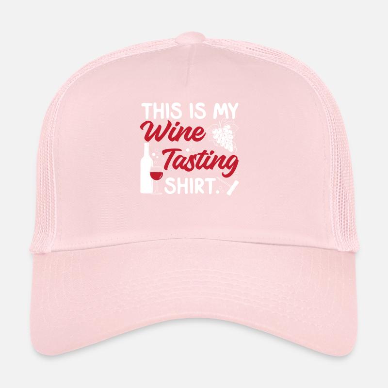 Sommelier Wine Drinking Tasting Trucker Cap