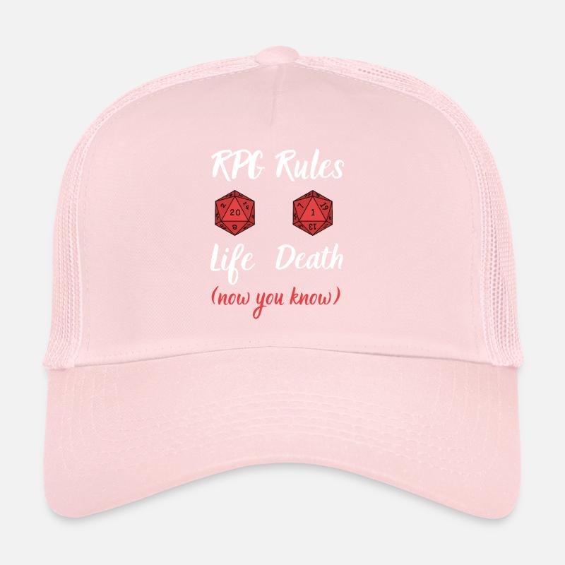 RPG rules difference between life and death Casquette trucker 