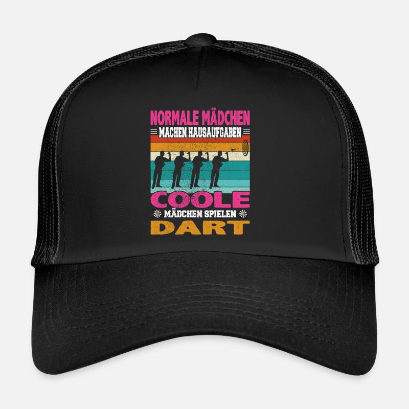 Normal Mädchen Hausaufgaben coole Dart Darten Trucker Cap
