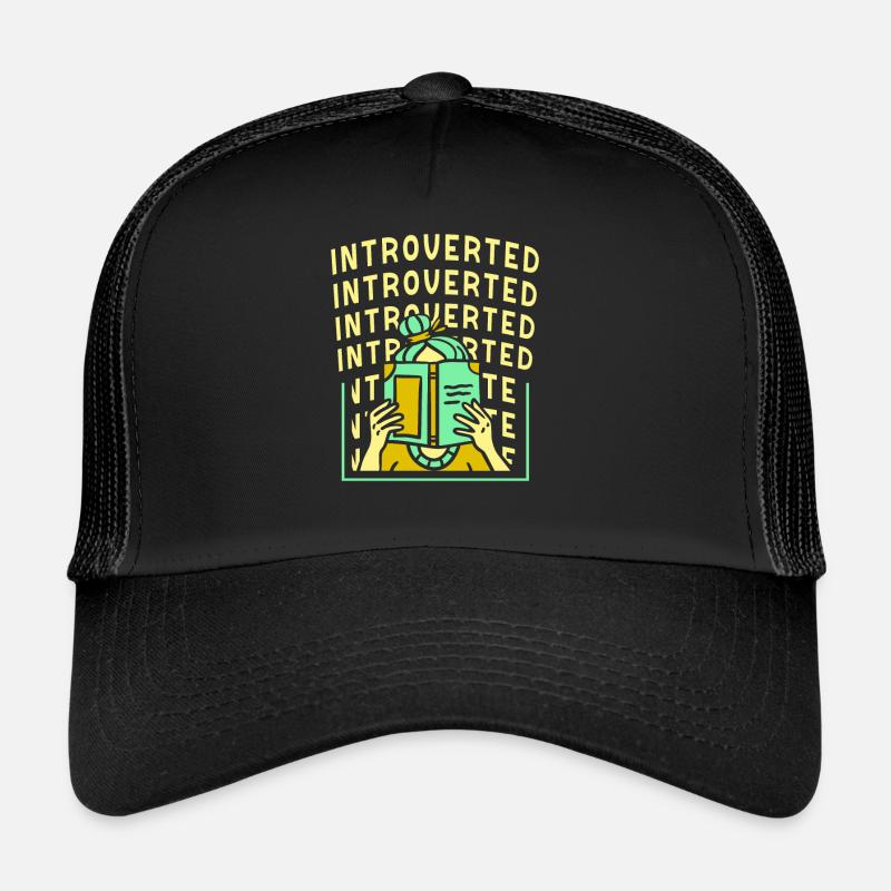 Introverti Introverti Sarcasme Timide Casquette trucker 