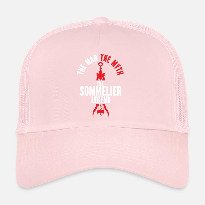 Sommelier Wine Drinking Tasting Trucker Cap