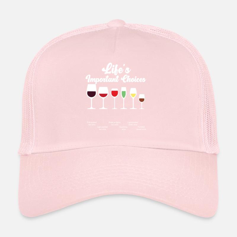 Dégustation de vin de sommelier Casquette trucker 
