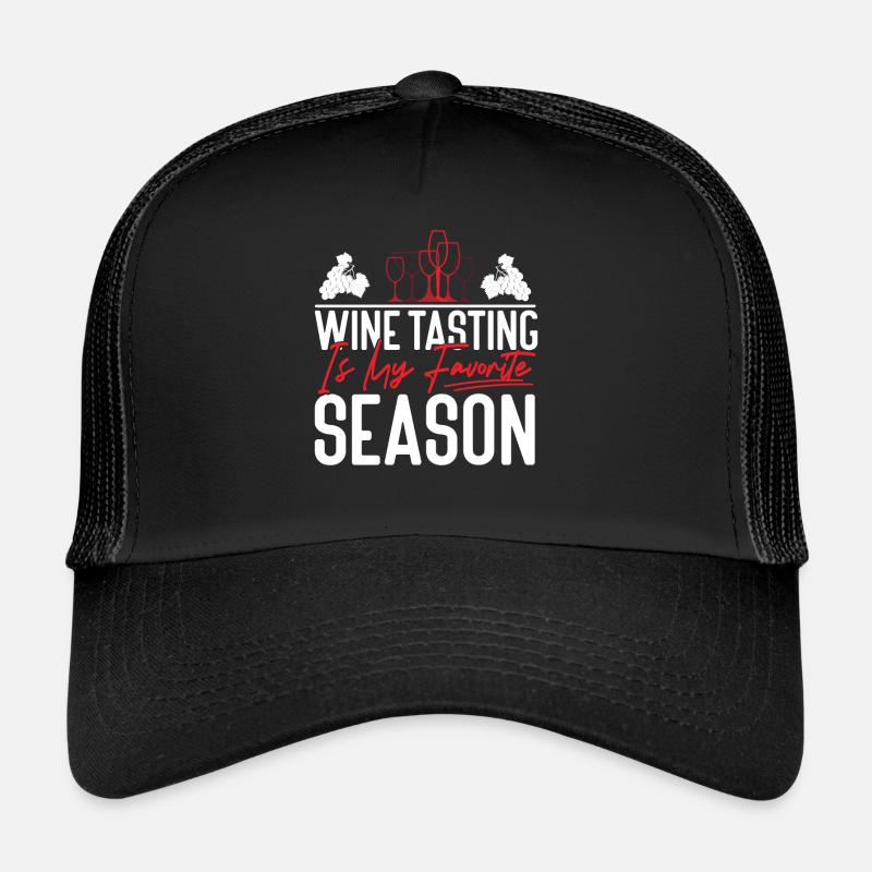 Dégustation de vin de sommelier Casquette trucker 