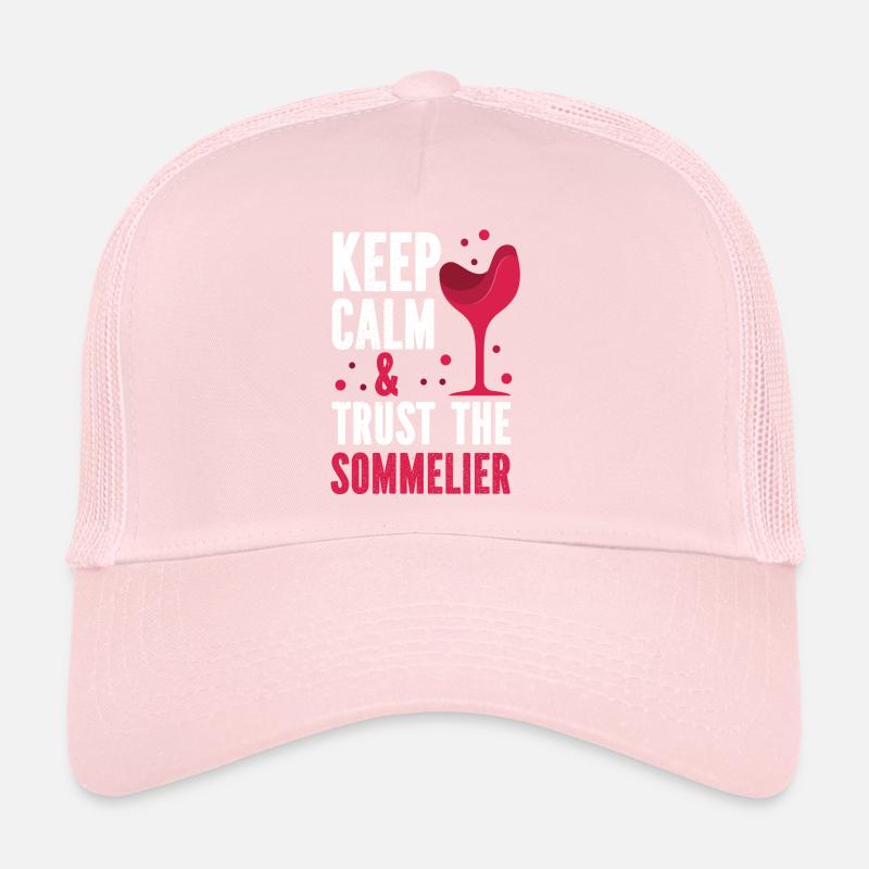 Sommelier Wine Drinking Tasting Trucker Cap