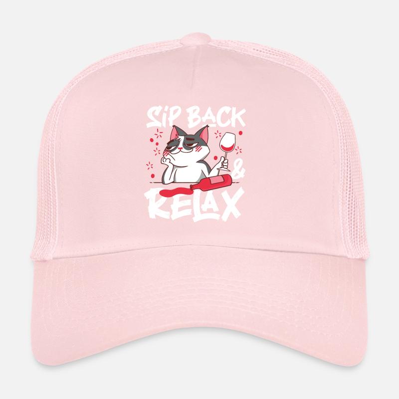 Dégustation de vin de sommelier Casquette trucker 