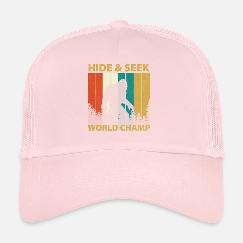 Champion du monde de cache-cache - Sasquatch Bigfoot Casquette trucker 
