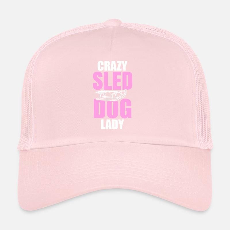Ladies Crazy Sled Dog Lady Trucker Cap