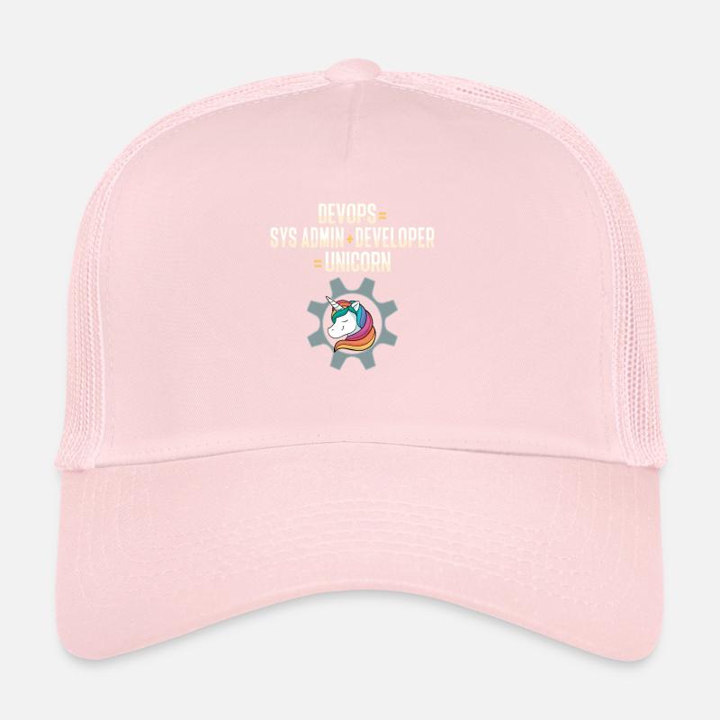 Développeur Sys-Admin Devops Engineer Unicorn Casquette trucker 