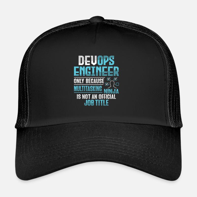 Ingénieur Devops développeur Sys-Admin Casquette trucker 