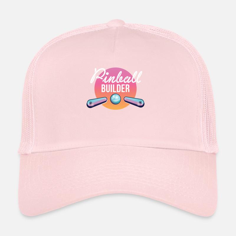 Pinball Builder Shirt Flipperautomat Trucker Cap