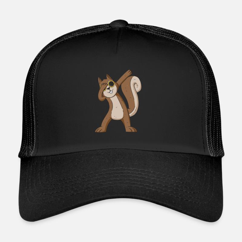 Eichhörnchen, cooles Eichhörnchen mit Trucker Cap