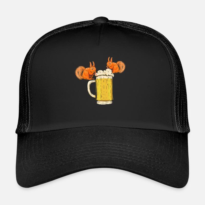 Écureuil, drôle d’écureuil, écureuil Casquette trucker 