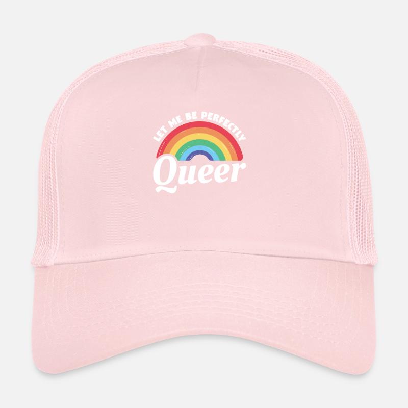 Let Me Be Perfectly Queer LGBT Pride Awareness Trucker Cap