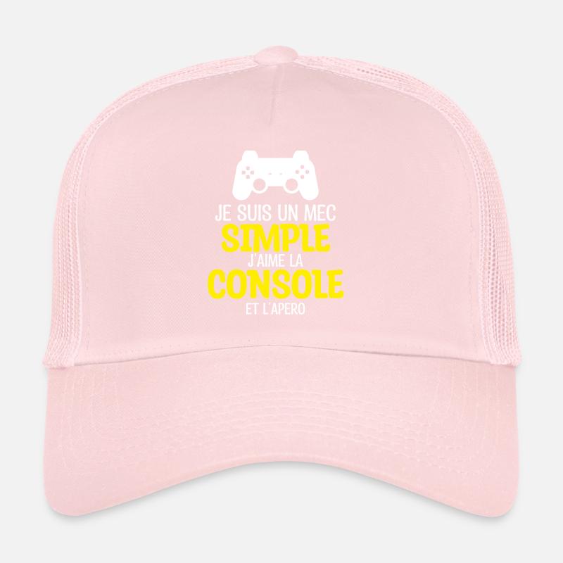 console et apéro | mec simple ! Casquette trucker 