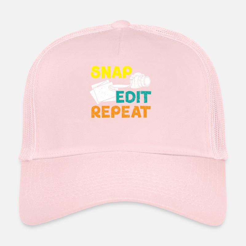 Snap Edit Répéter l’image Image Photographe Casquette trucker 