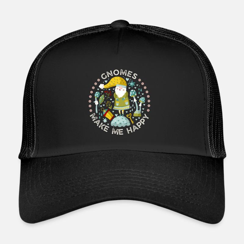 Gnom, Gnome-Leprechaun Happy-Gnome lustiger Spruch Trucker Cap