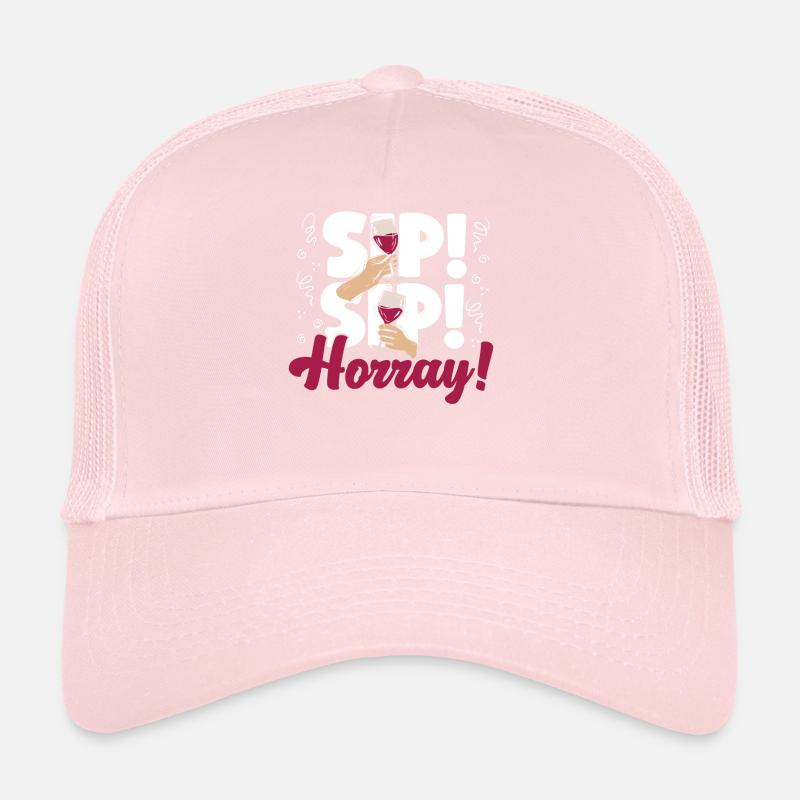 Sommelier Wine Drinking Tasting Trucker Cap