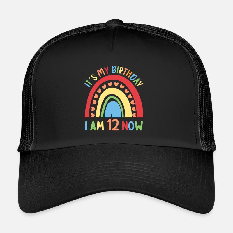 12 ans Rainbow Rainbow 12ème anniversaire Casquette trucker 