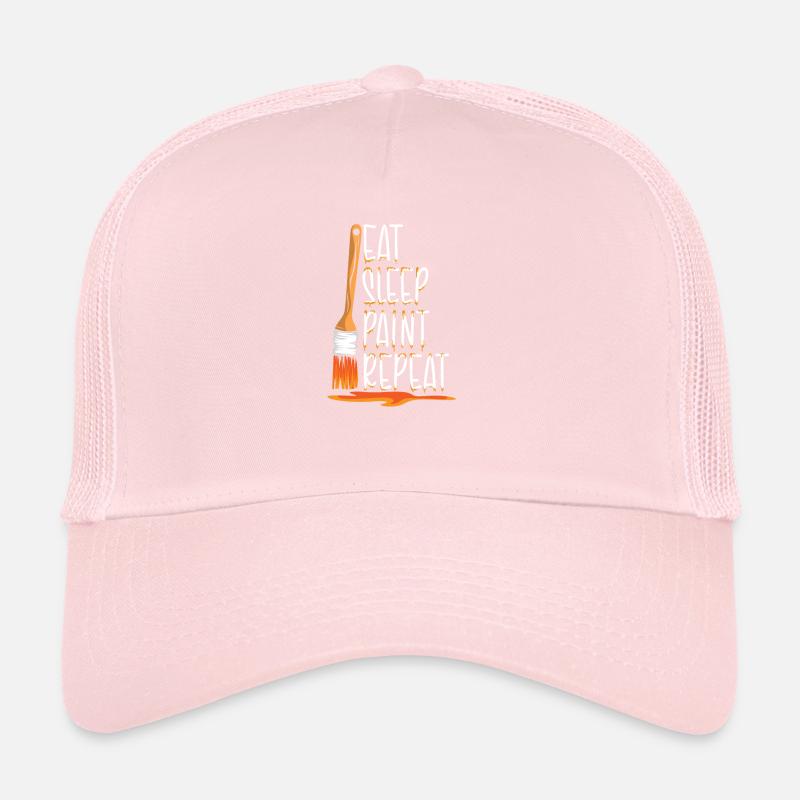 Painter Varnisher Present Painter Painting Brush Trucker Cap