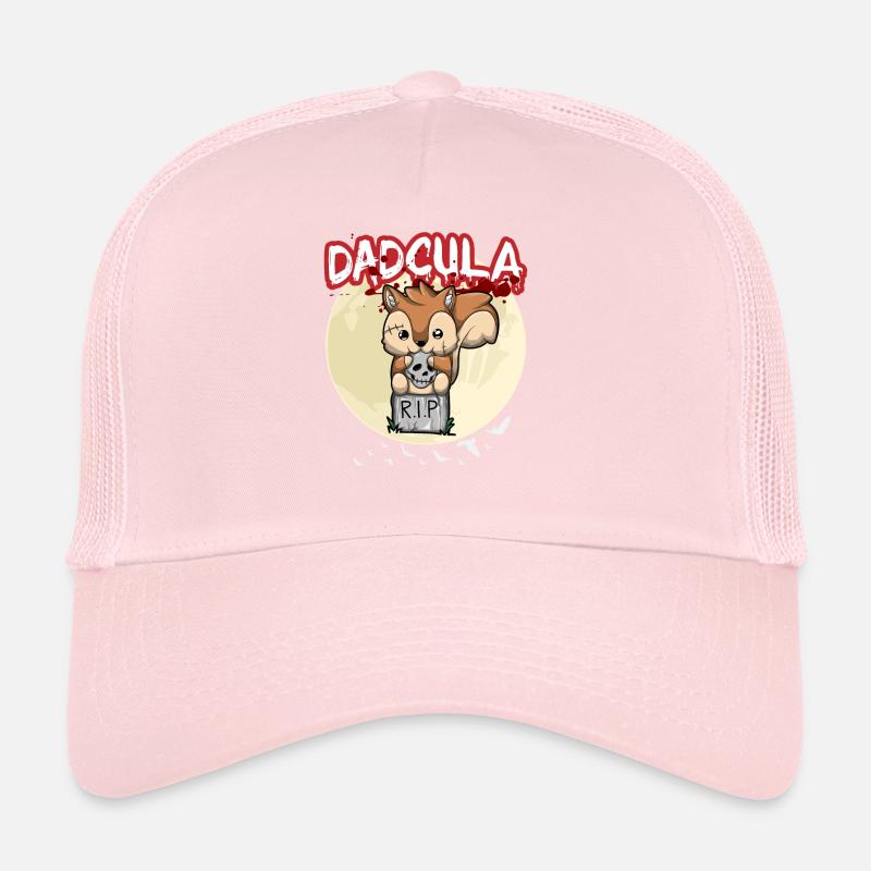 Dadcula Dracula Vampire Dad Funny Halloween Party Trucker Cap