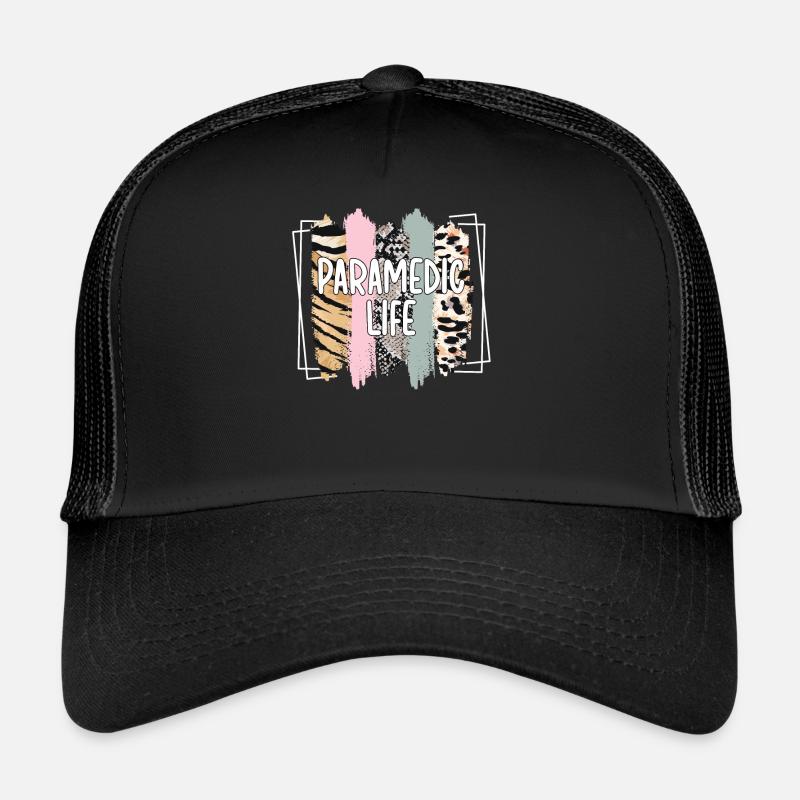 Paramedic Paramedic Paramedic - Trucker Cap - black/black