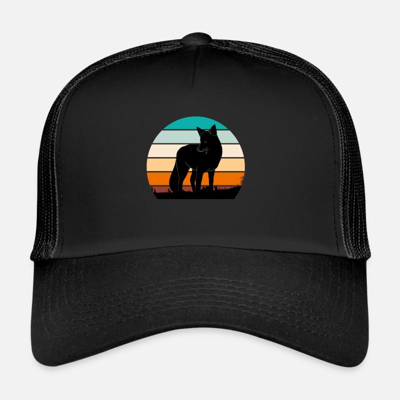 Vintage Fox Hunter Hunting Trucker Cap