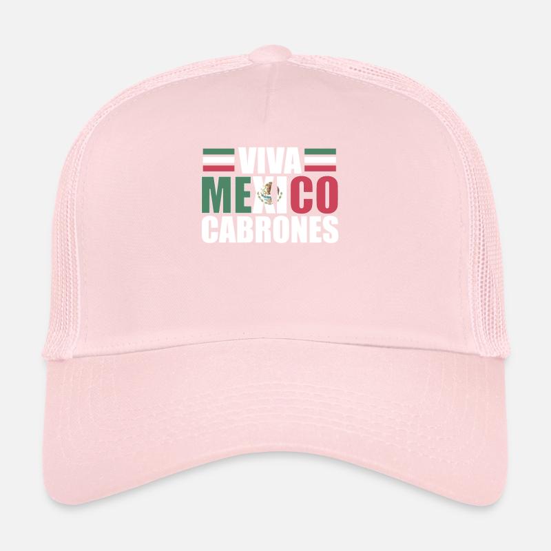 Viva Mexico Cabrones Mexican Trucker Cap