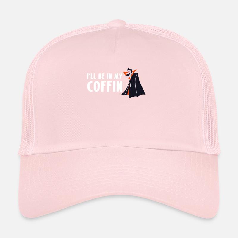 Ill Be In My Coffin Vampire Coffin Shirt Casquette trucker 