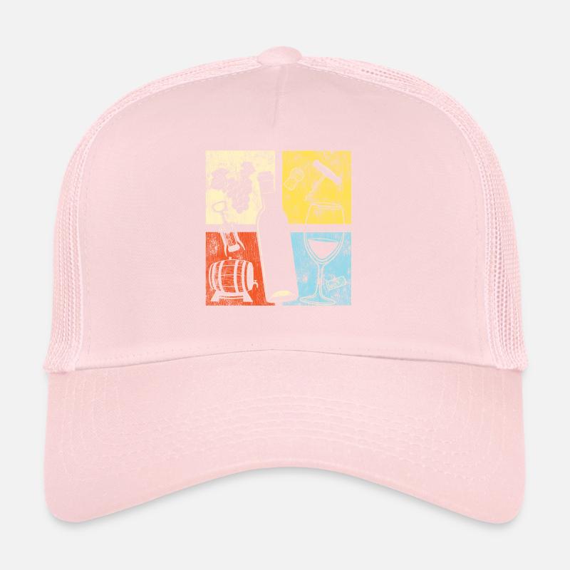 Sommelier Wine Drinking Tasting Trucker Cap