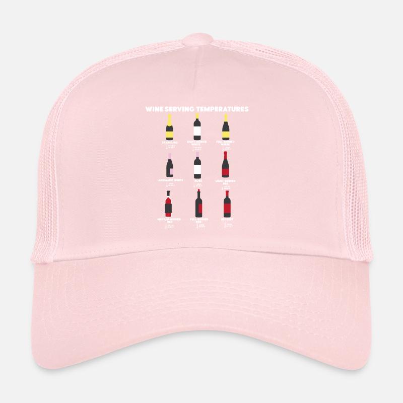 Dégustation de vin de sommelier Casquette trucker 