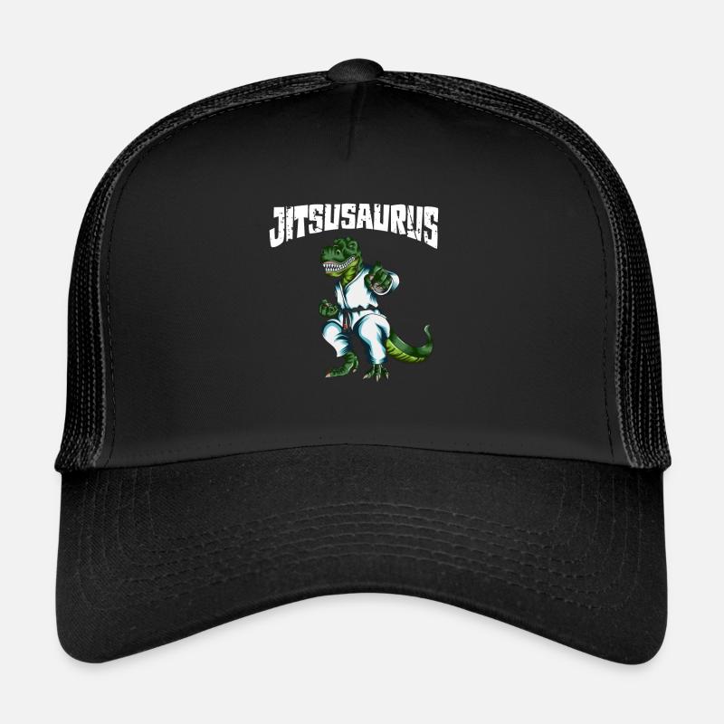 Witziges Jiu-Jitsu Jujitsusaurus T-Rex Kampfkostüm Trucker Cap