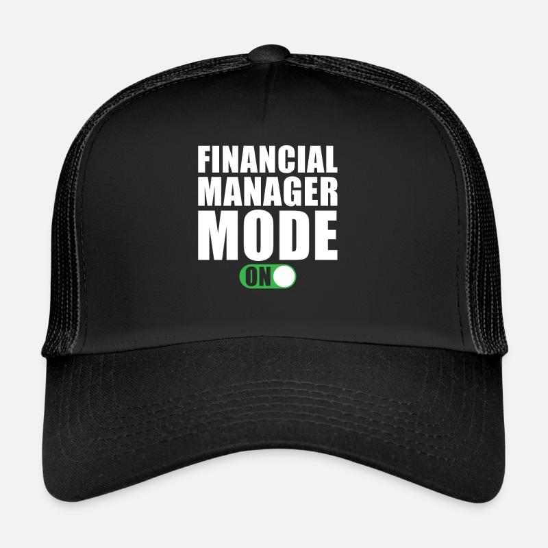 Mode Gestionnaire financier activé Casquette trucker 