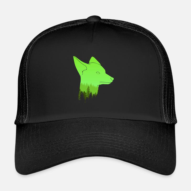 Renard à tête de renard Casquette trucker 