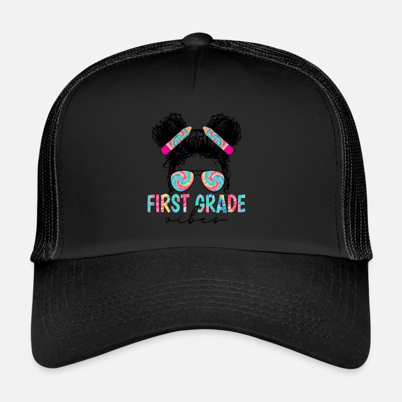 Retour à l’école Première année Vibes Enseignant étudiant Casquette trucker 