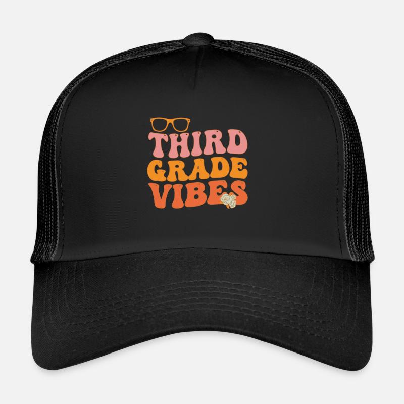 Vibrations de troisième année - 3rd Grade Team Retro 1st Day Casquette trucker 