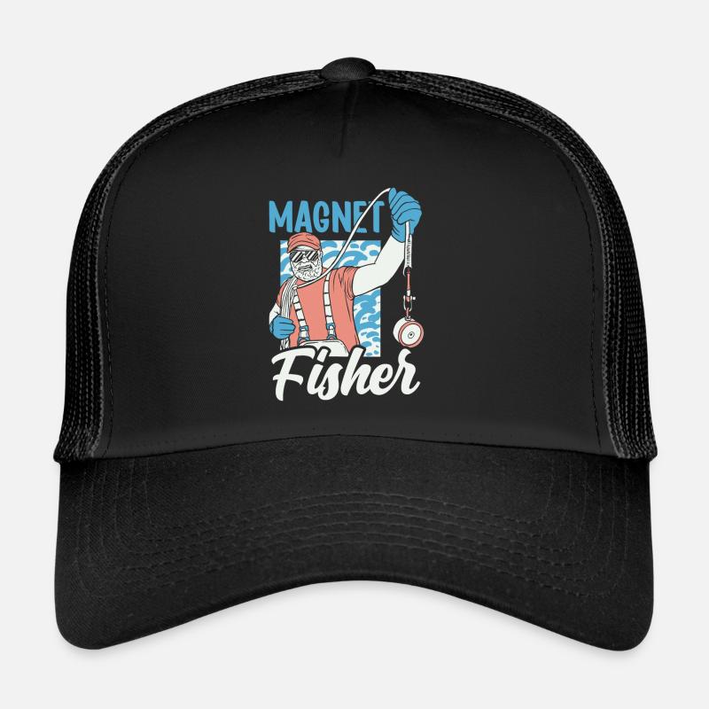 Magnetfischer Magnet Magnetfischen Trucker Cap