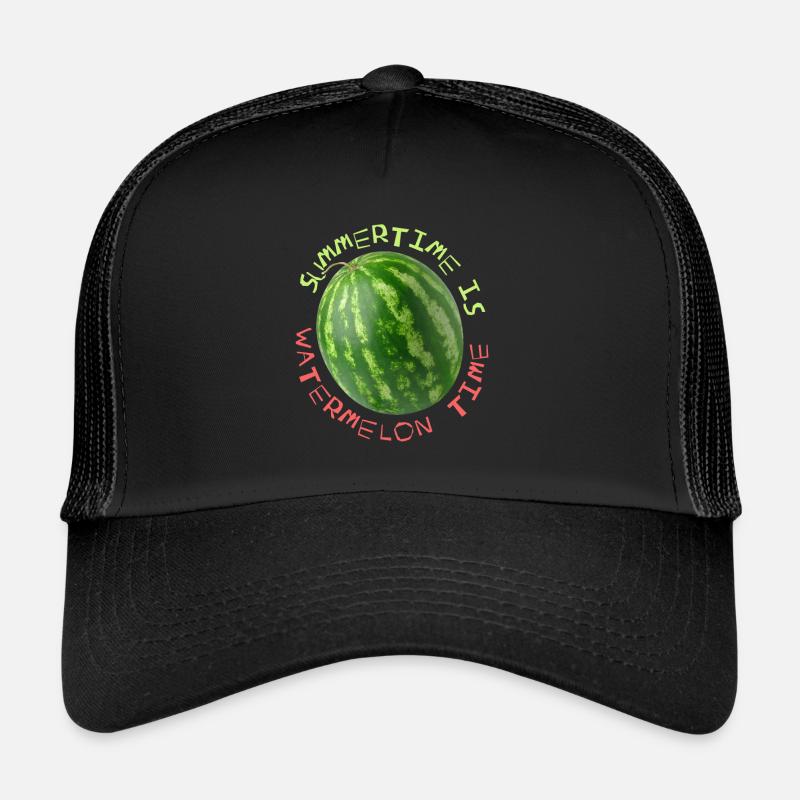 Melone, Wassermelone, lustiger Spruch Summertime Trucker Cap