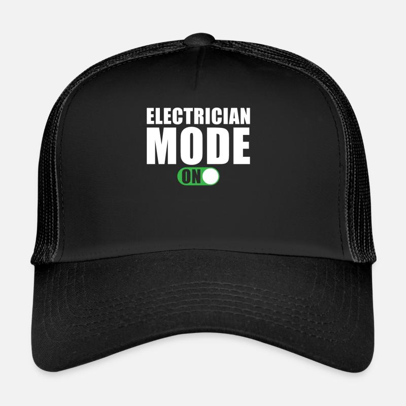 Mode électricien activé Casquette trucker 