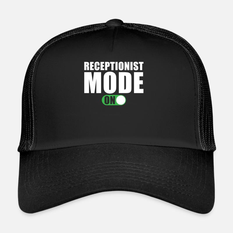 Réceptionniste Mode A Hotel Specialist Hotel Manager Casquette trucker 